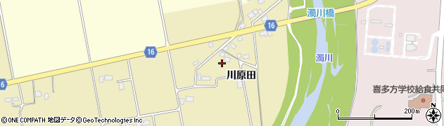 福島県喜多方市慶徳町豊岡川原田1638周辺の地図