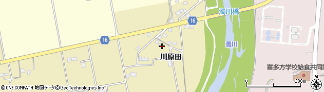 福島県喜多方市慶徳町豊岡（川原田）周辺の地図