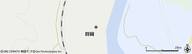 福島県西会津町（耶麻郡）群岡（中崎甲）周辺の地図