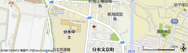新潟県燕市分水文京町40周辺の地図