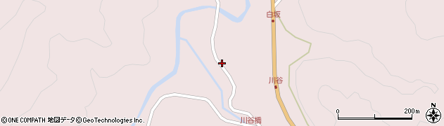 福島県西会津町（耶麻郡）宝坂大字宝坂（川谷家ノ下甲）周辺の地図
