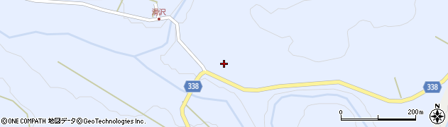 福島県西会津町（耶麻郡）新郷大字豊洲（松原）周辺の地図