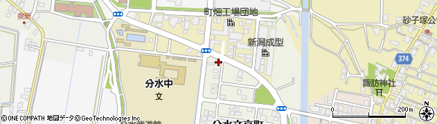 新潟県燕市分水文京町38周辺の地図