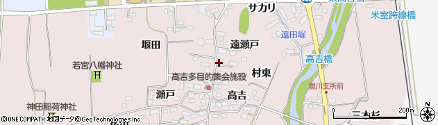 福島県喜多方市豊川町米室高吉4355周辺の地図