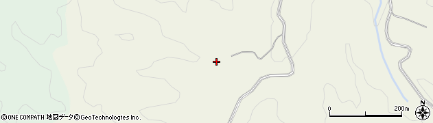 福島県川俣町（伊達郡）小綱木（二手ノ貝）周辺の地図