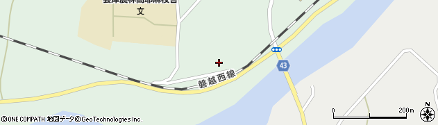 福島県喜多方市山都町下モ殿戸周辺の地図