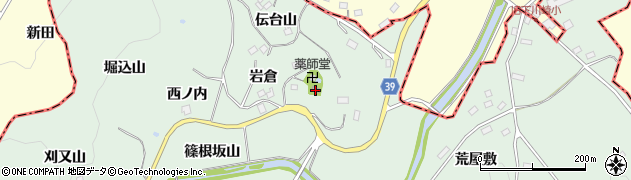 福島県二本松市下川崎伝台山25周辺の地図