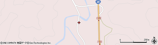 福島県西会津町（耶麻郡）宝坂大字宝坂（中島甲）周辺の地図