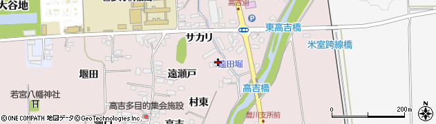 福島県喜多方市豊川町米室高吉4956周辺の地図