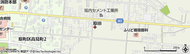 福島県南相馬市原町区上渋佐（原田）周辺の地図