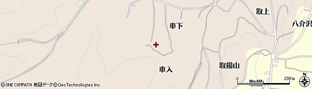 福島県二本松市吉倉車入周辺の地図