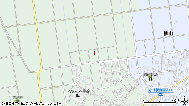 〒959-1276 新潟県燕市小池の地図