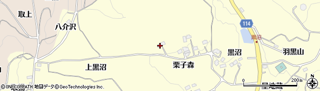 福島県二本松市渋川（八介沢）周辺の地図