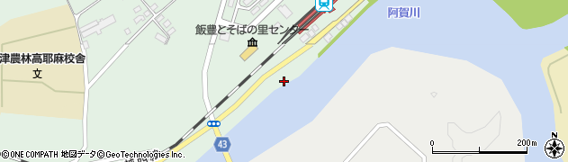 福島県喜多方市山都町殿戸周辺の地図
