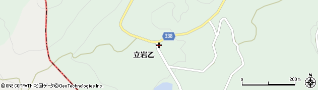 福島県喜多方市高郷町磐見（立岩乙）周辺の地図