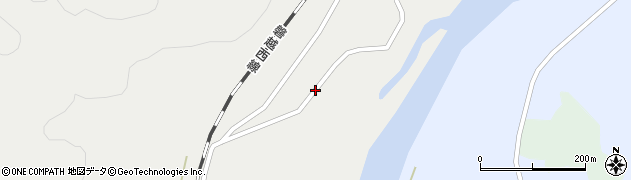 福島県西会津町（耶麻郡）群岡（真綿田甲）周辺の地図