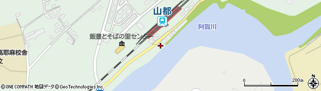福島県喜多方市山都町西原周辺の地図