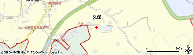 福島県福島市松川町下川崎阿弥陀堂周辺の地図