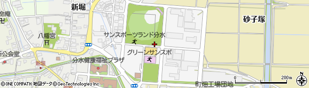 新潟県燕市分水あけぼの周辺の地図