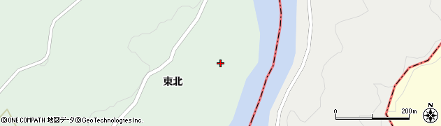 福島県二本松市下川崎（雷神山）周辺の地図