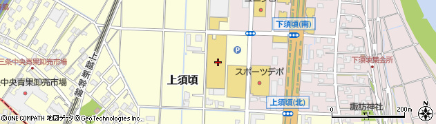 ホームセンタームサシ三条店周辺の地図