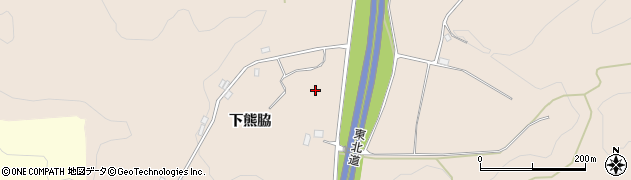 福島県二本松市吉倉（西田）周辺の地図