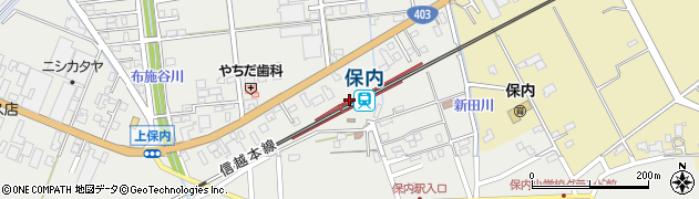 保内駅周辺の地図