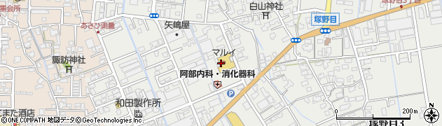 マルイ塚野目店周辺の地図