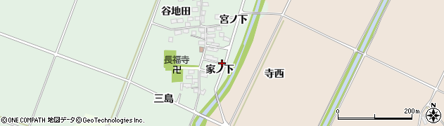 福島県喜多方市関柴町西勝家ノ下1322周辺の地図