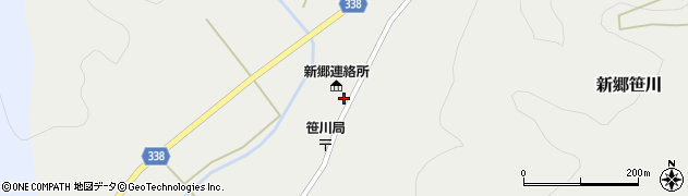 福島県西会津町（耶麻郡）新郷大字笹川（笹川平）周辺の地図