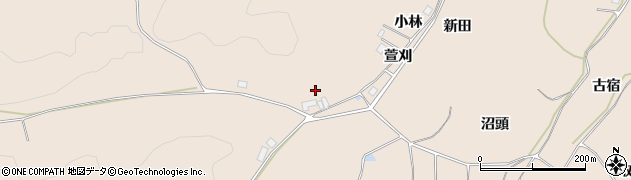 福島県二本松市吉倉（女石）周辺の地図