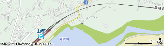 福島県喜多方市山都町篠浦周辺の地図