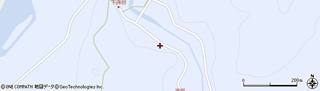 福島県西会津町（耶麻郡）新郷大字豊洲（下孫目）周辺の地図