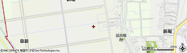 新潟県燕市泉新周辺の地図