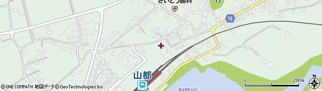 福島県喜多方市山都町（松ノ前）周辺の地図