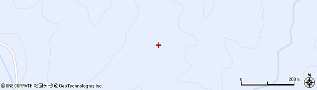 福島県西会津町（耶麻郡）新郷大字豊洲（小滑沢）周辺の地図