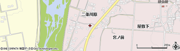 福島県喜多方市豊川町米室（宮ノ西）周辺の地図