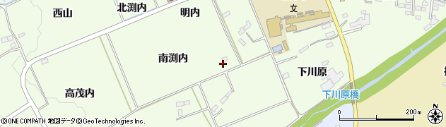 福島県南相馬市原町区石神（南渕内）周辺の地図