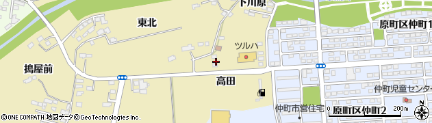 福島県南相馬市原町区牛越（高田）周辺の地図