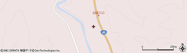 福島県西会津町（耶麻郡）宝坂大字宝坂（下原甲）周辺の地図
