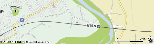 福島県喜多方市山都町（清水ノ上）周辺の地図