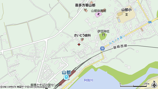 〒969-4148 福島県喜多方市山都町岩渕の地図