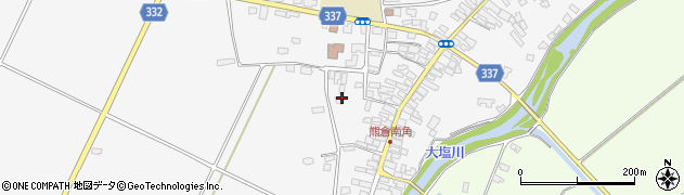 福島県喜多方市熊倉町熊倉（西裏）周辺の地図