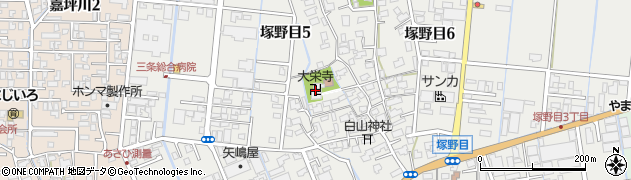大栄寺周辺の地図