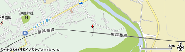 福島県喜多方市山都町古屋敷473周辺の地図