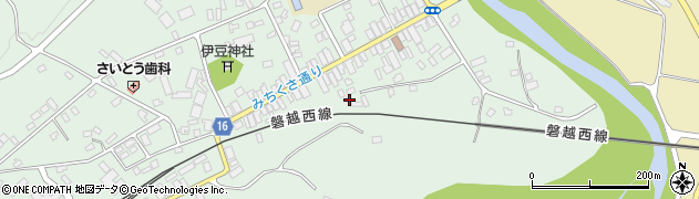 福島県喜多方市山都町（三ノ宮）周辺の地図