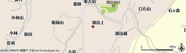 福島県二本松市吉倉（諏訪上）周辺の地図