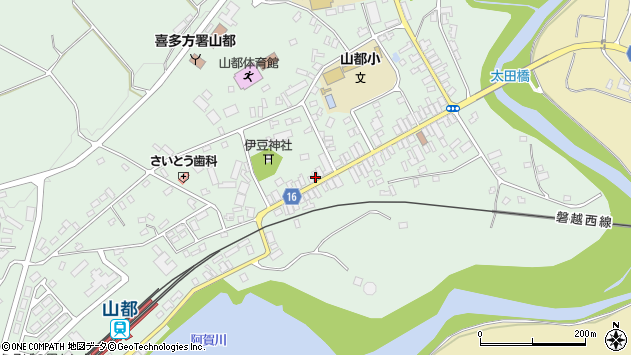〒969-4131 福島県喜多方市山都町広野の地図
