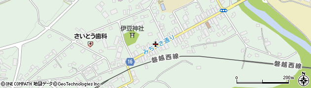 福島県喜多方市山都町広野周辺の地図