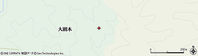 福島県川俣町（伊達郡）大綱木（林山下）周辺の地図